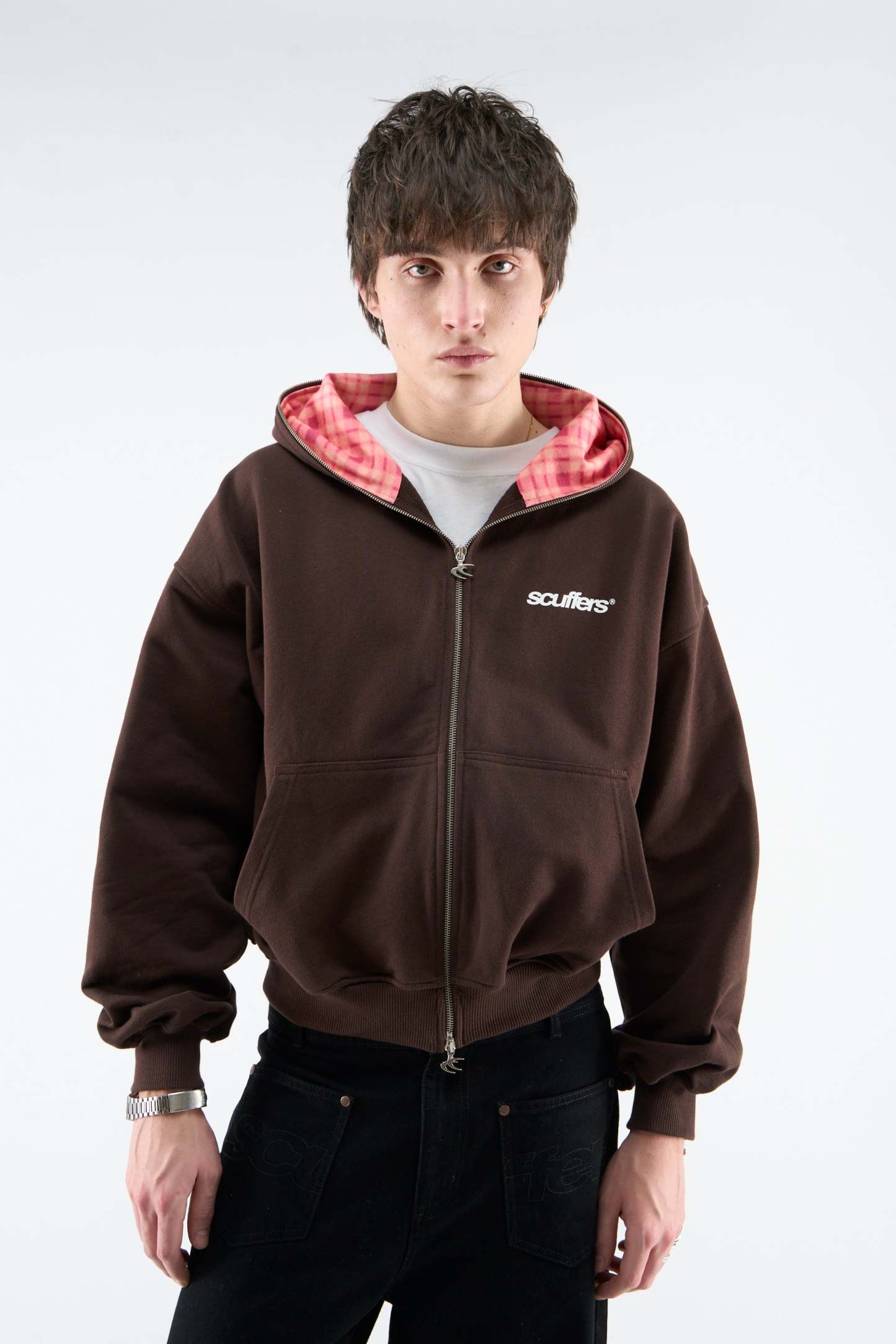 Gothic Brown Zipper