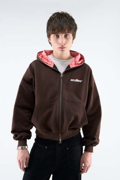 Gothic Brown Zipper
