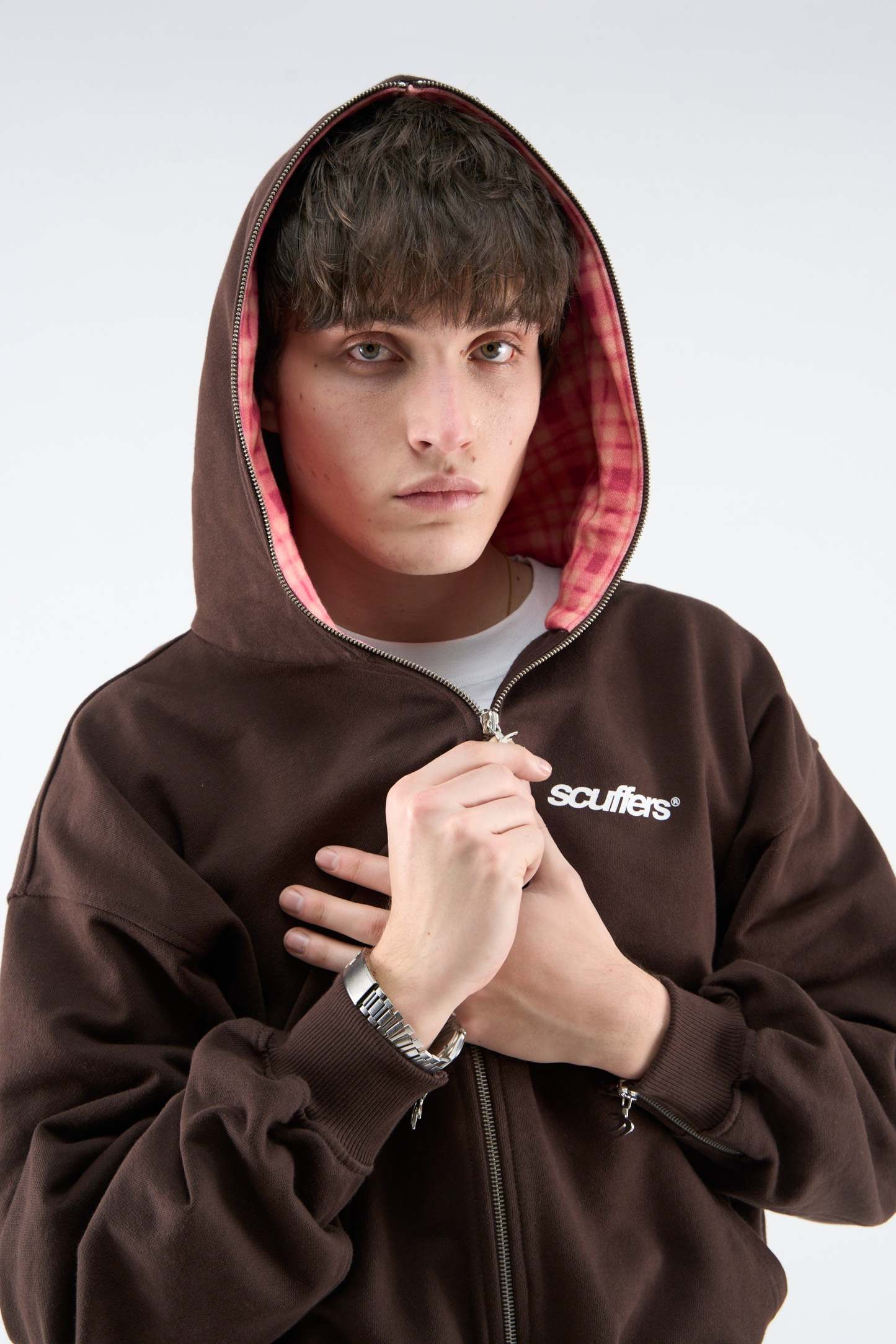 Gothic Brown Zipper