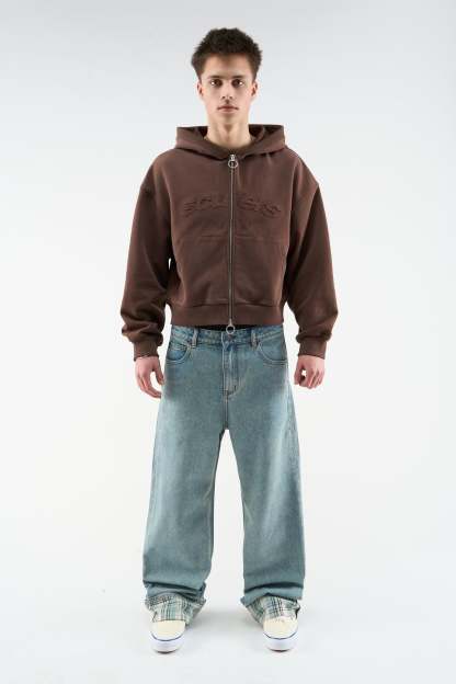 Bullet Brown Zipper