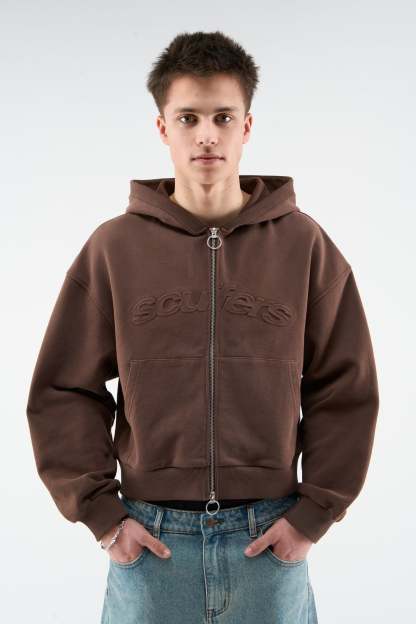 Bullet Brown Zipper