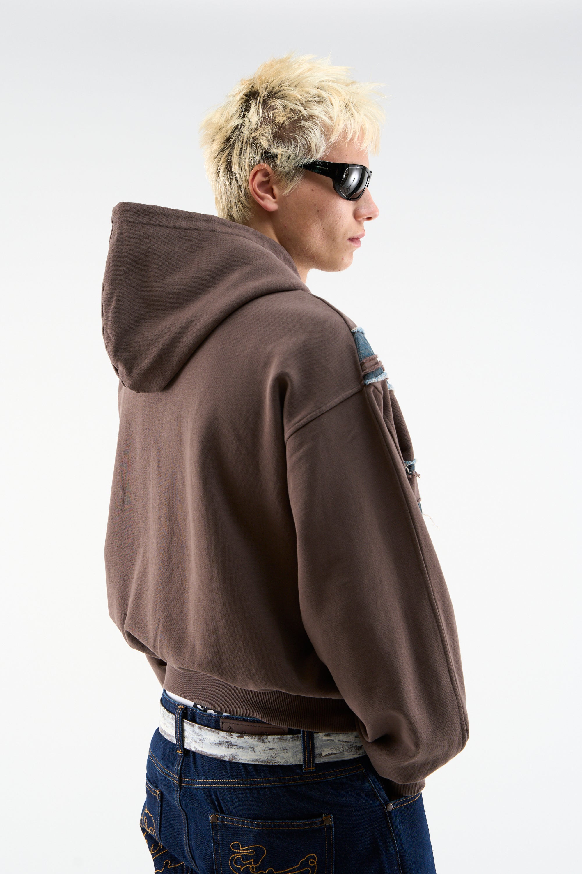 Flag Brown Zipper