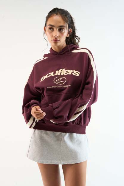 Effortless Burgundy Hoodie