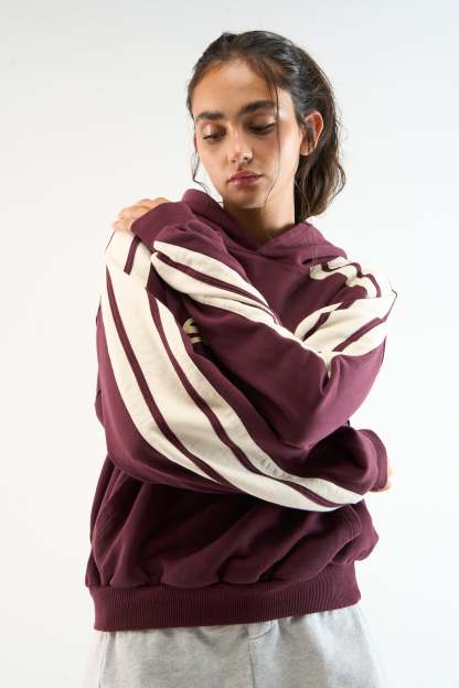 Effortless Burgundy Hoodie