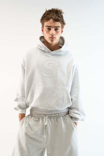 Bob Grey Melange Hoodie