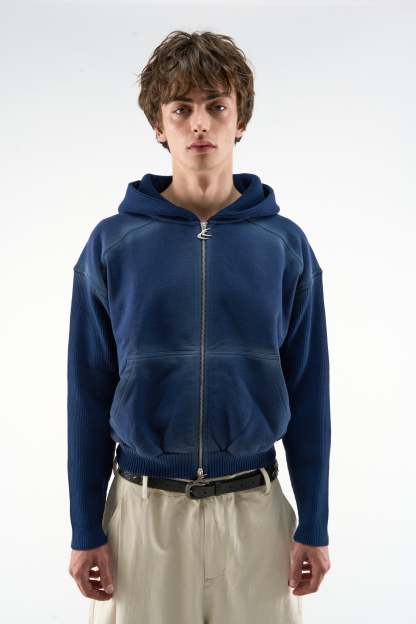 Exit Navy Zipper