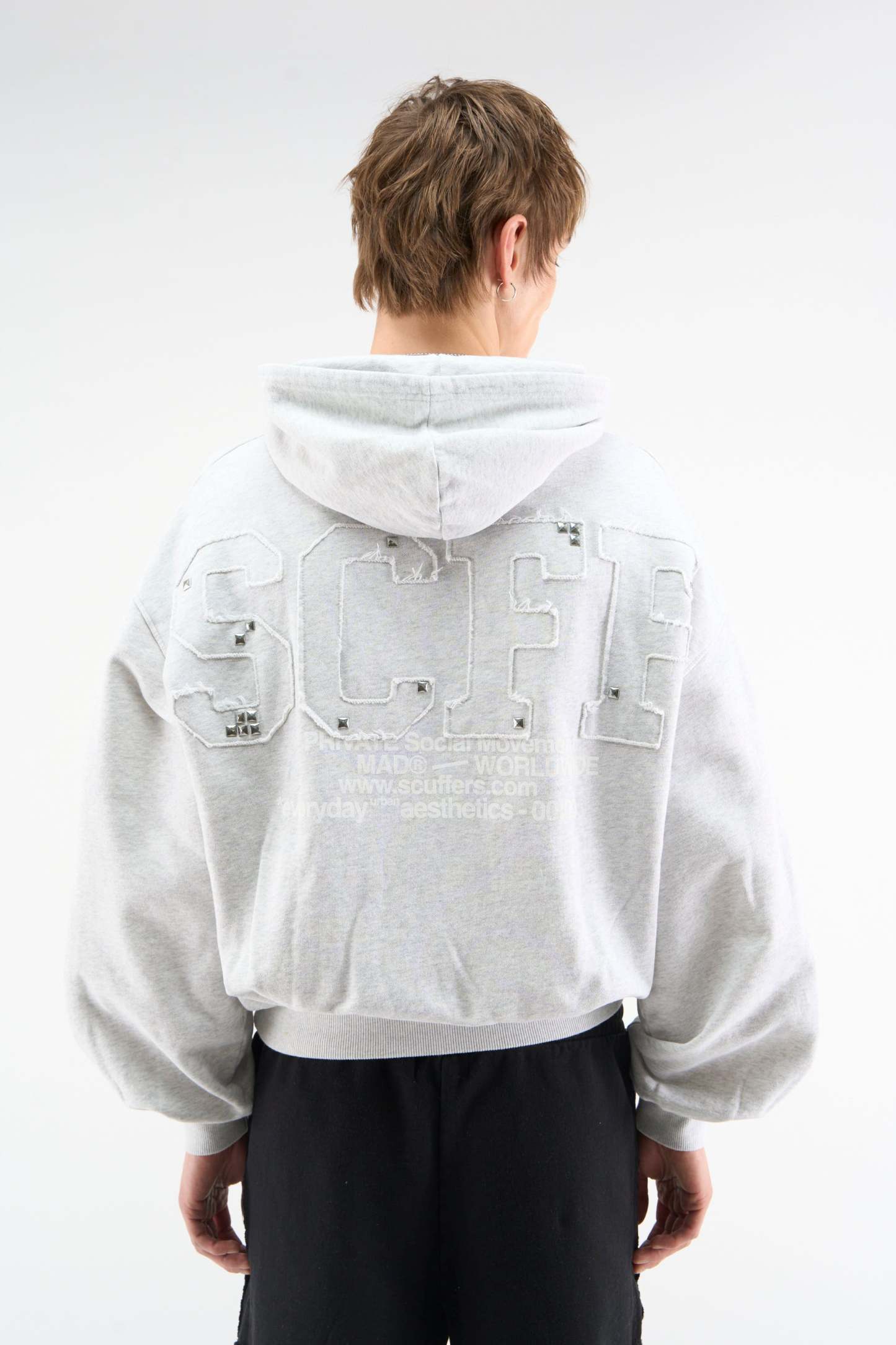 Worldwide Grey Melange Hoodie