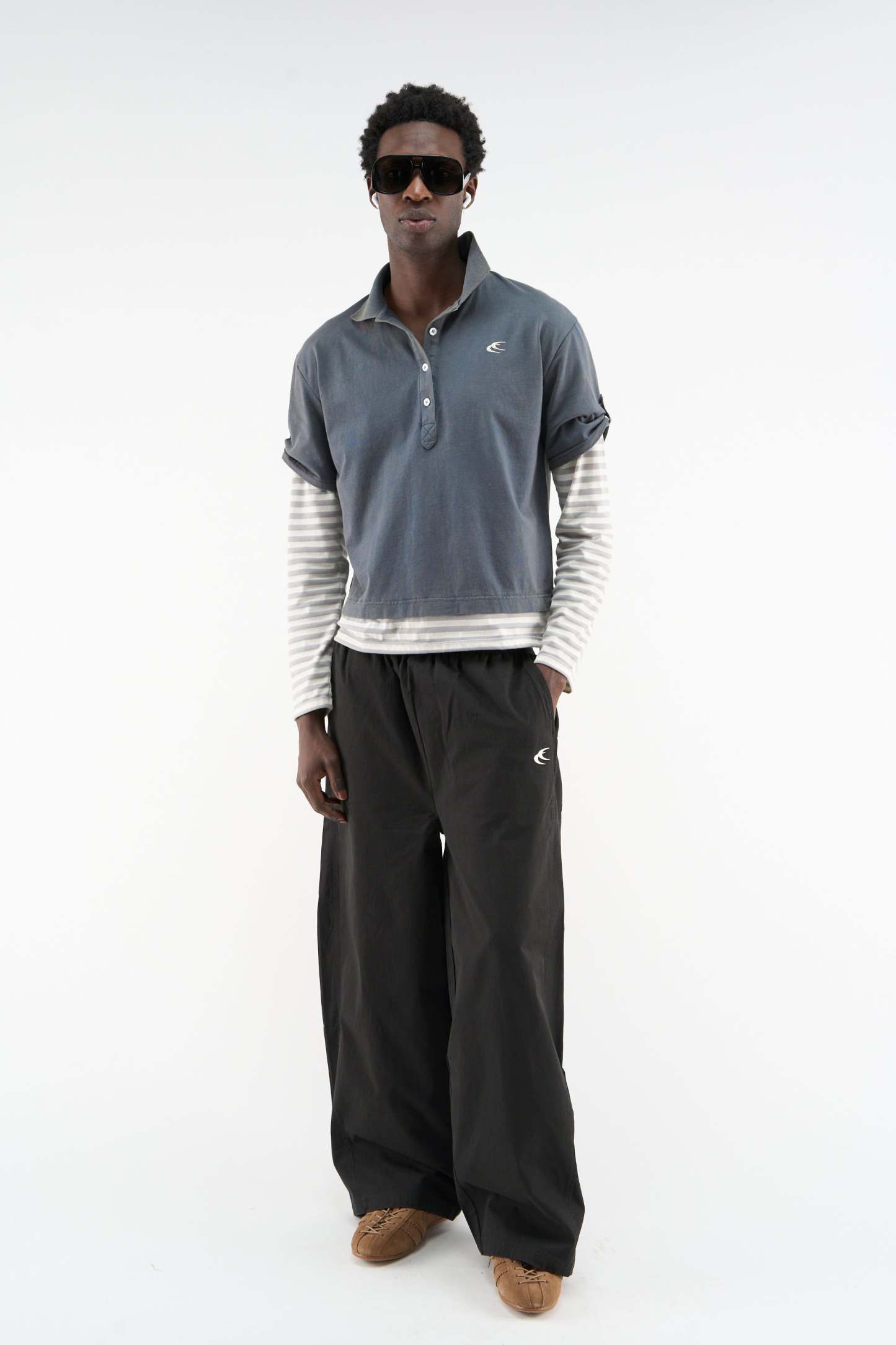 Somewhere Navy Polo