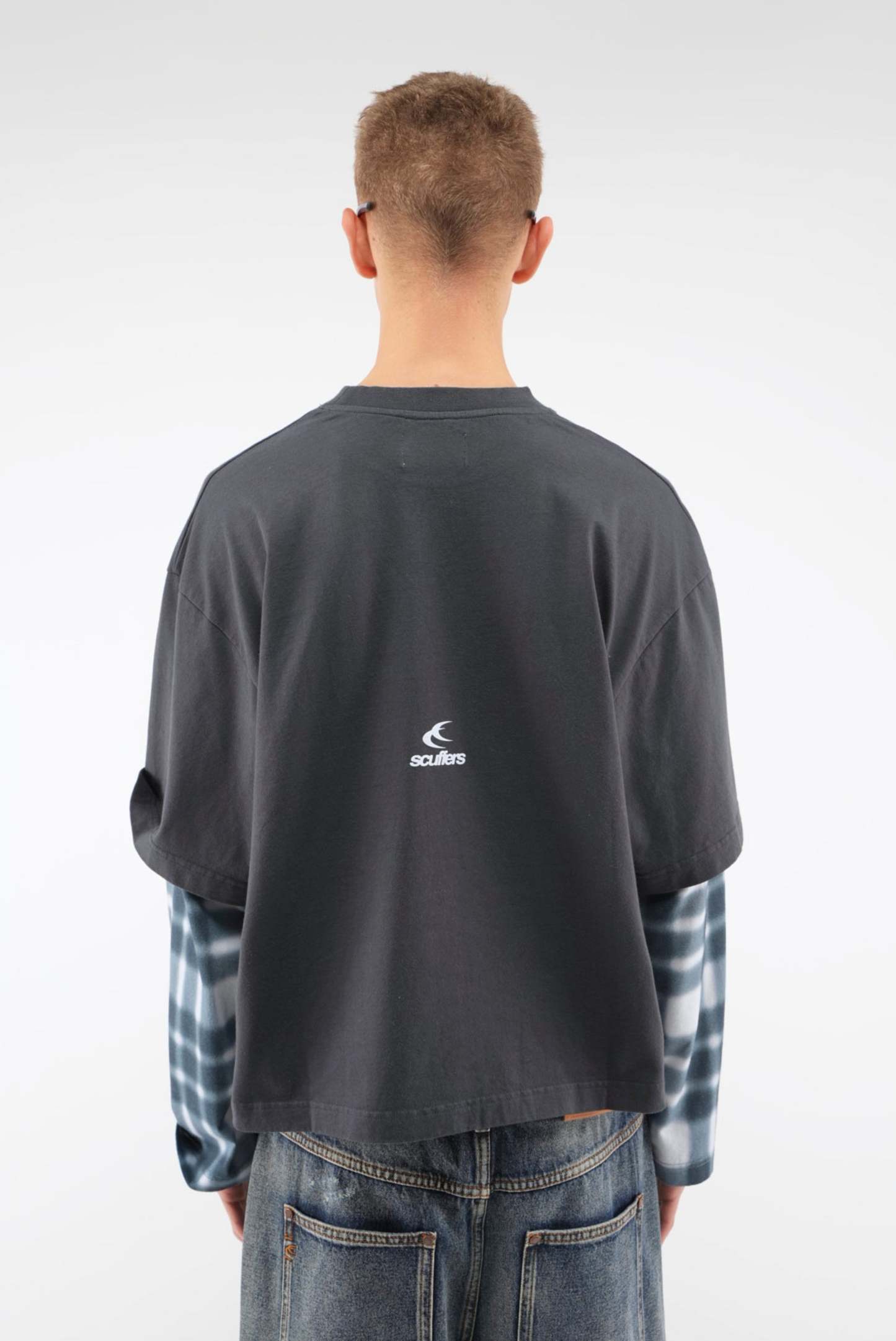 Blur Kurtis Navy Longsleeve