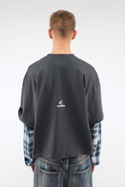 Blur Kurtis Navy Longsleeve