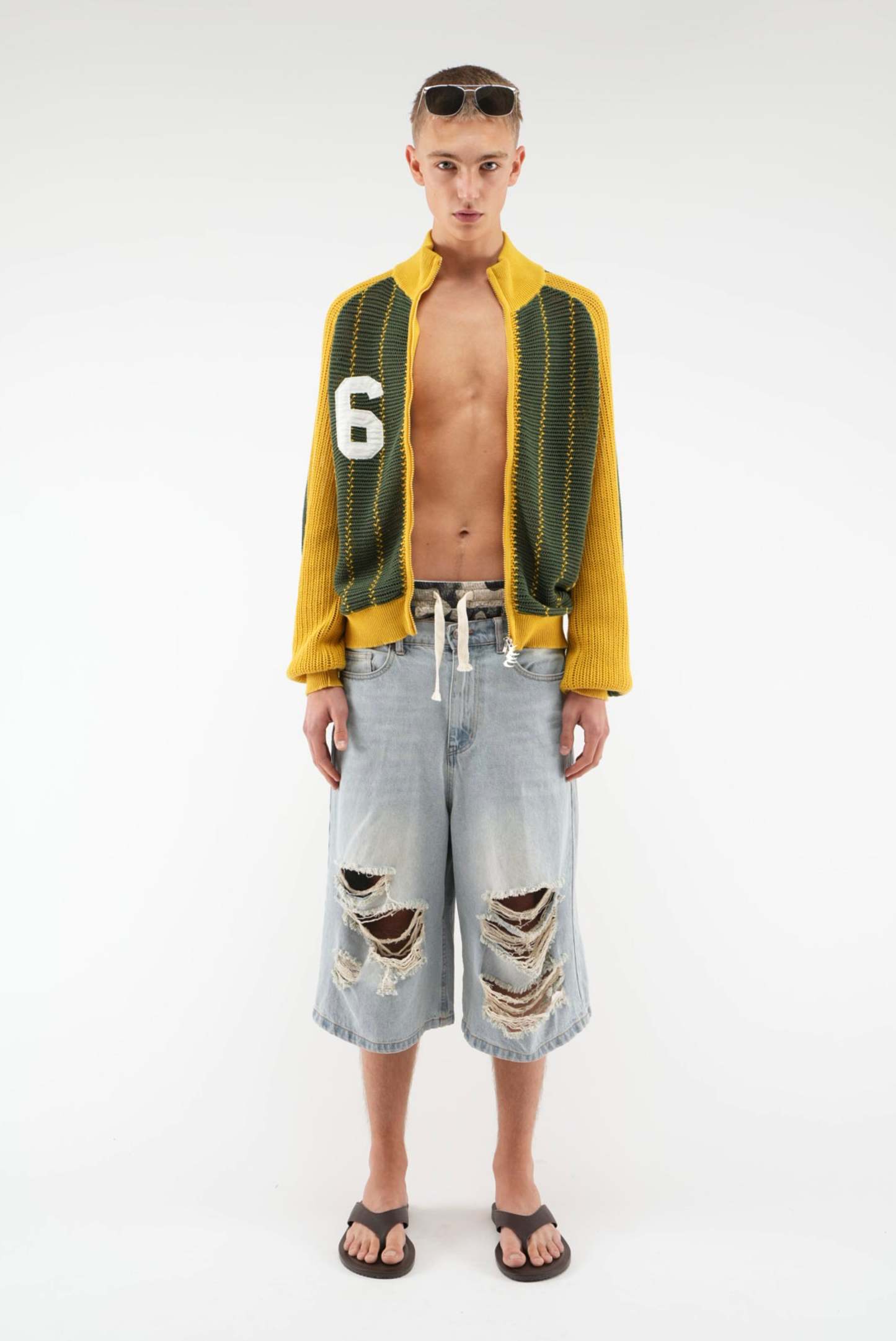 Beacon Yellow Knit Zipper