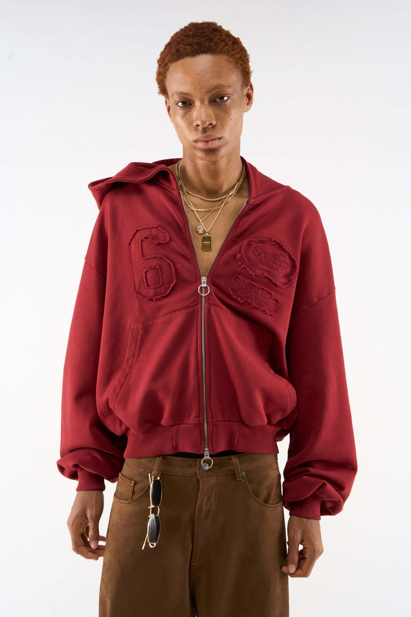 Jam Red Zipper