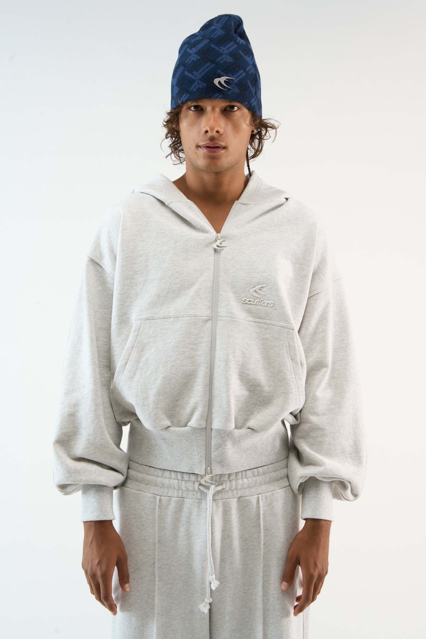 Weekender Grey Melange Zipper