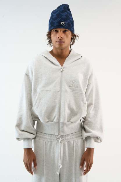 Weekender Grey Melange Zipper