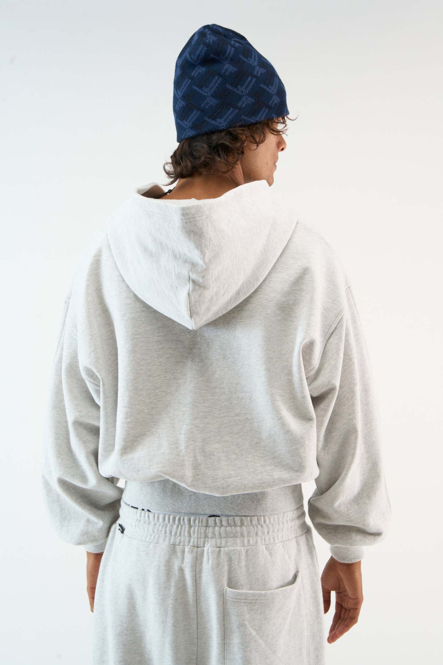 Weekender Grey Melange Zipper