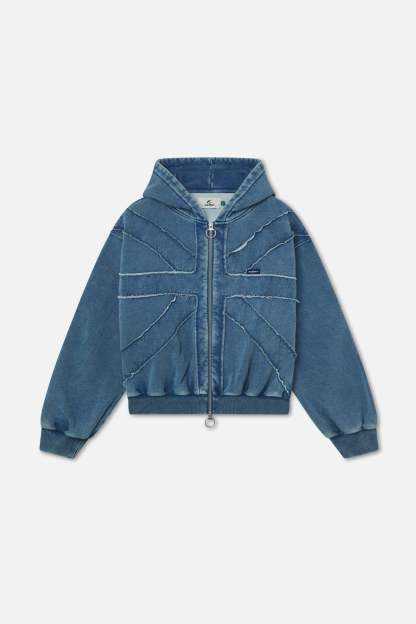 Flag Blue Zipper
