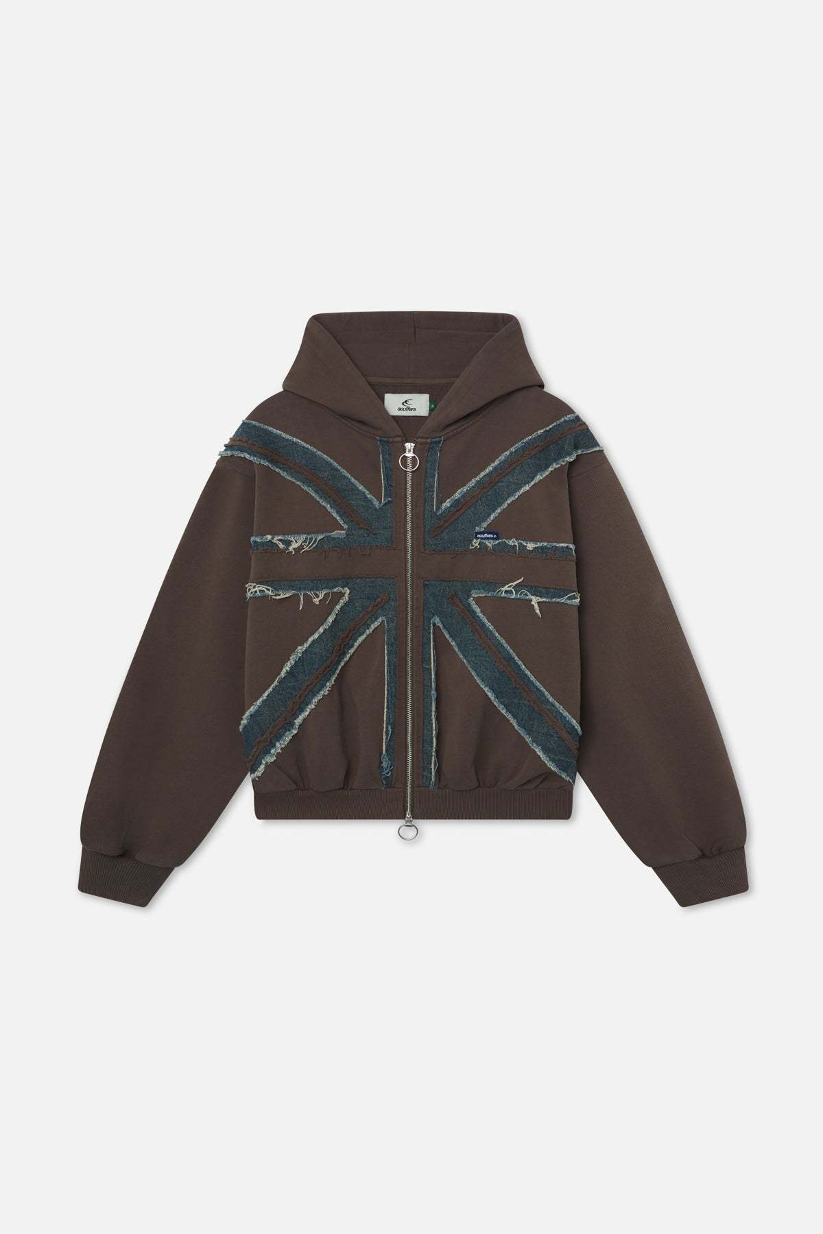 Flag Brown Zipper