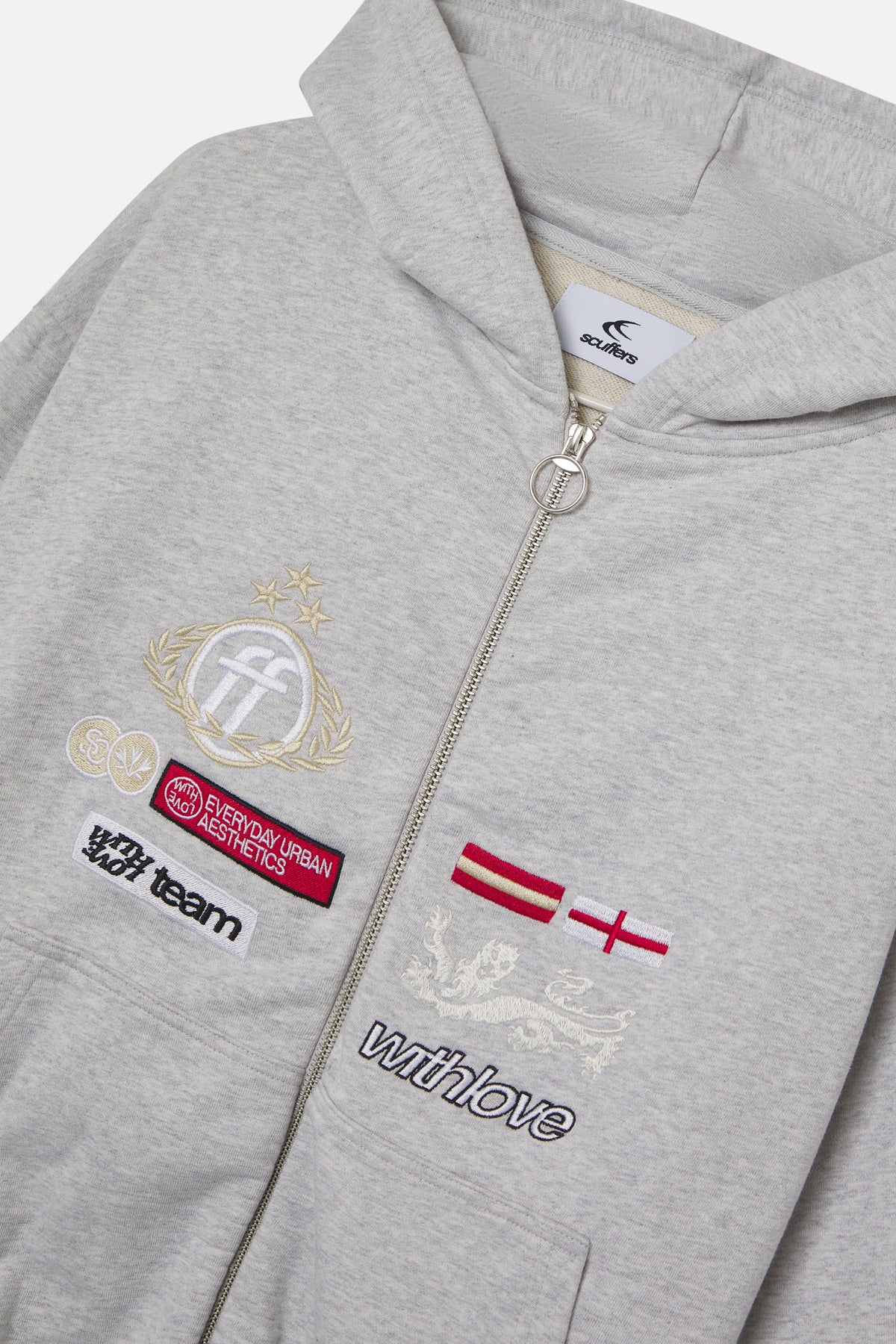 Mayor Light Grey Zipper