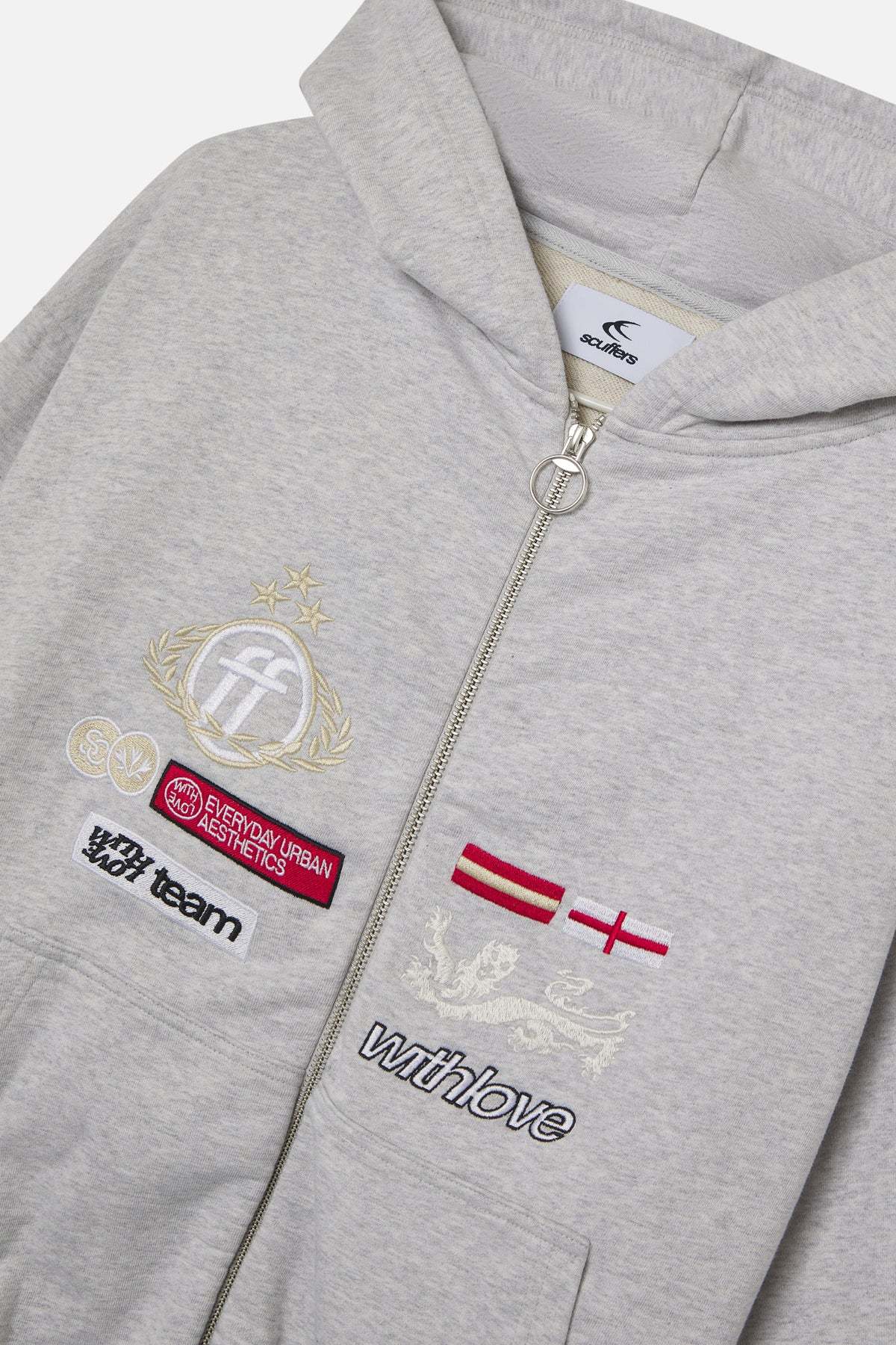 Mayor Light Grey Zipper