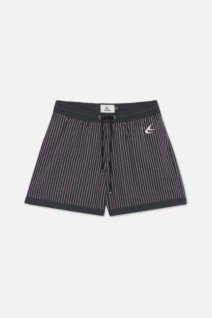 Pinstripe Black Swimpants
