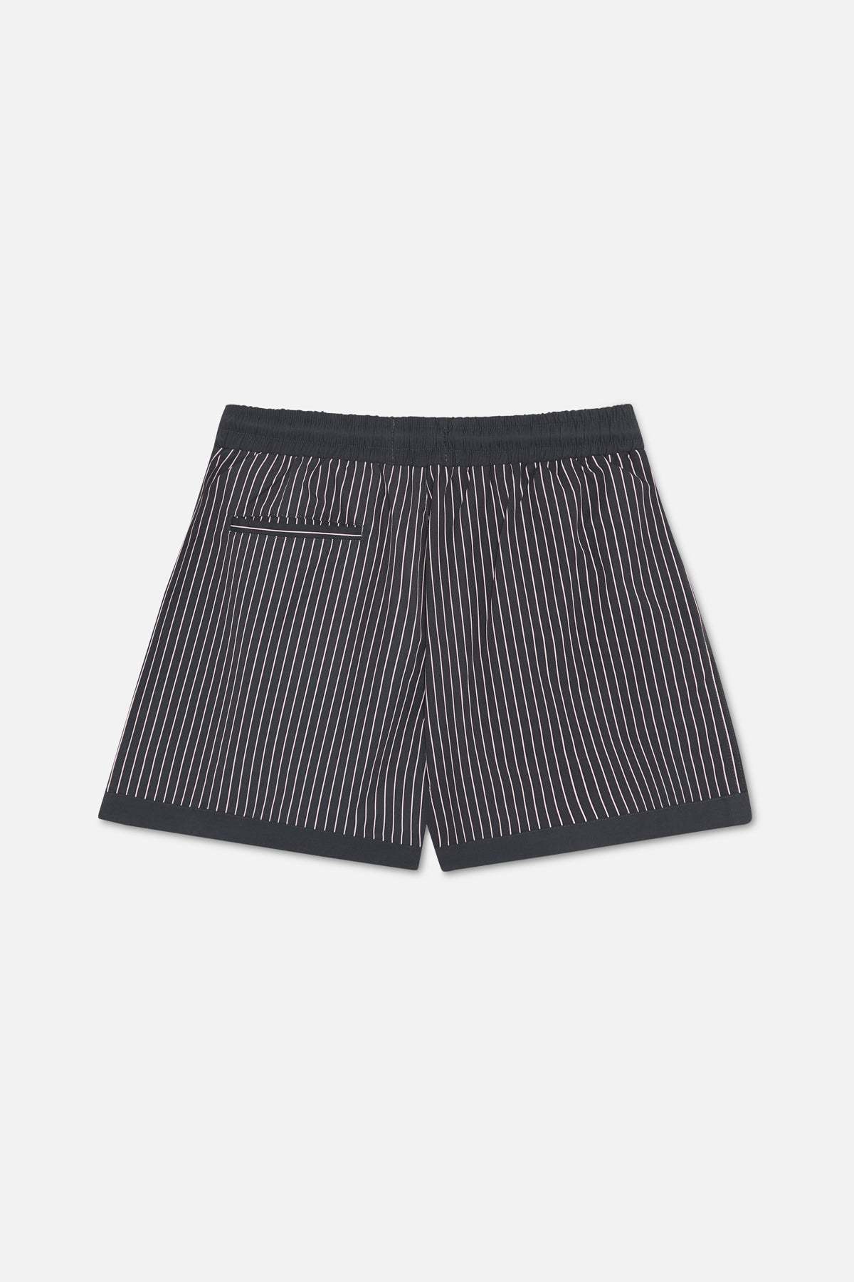 Pinstripe Black Swimpants