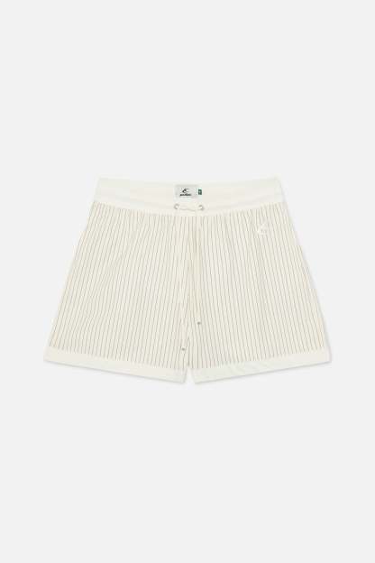 Pinstripe White Swimpants