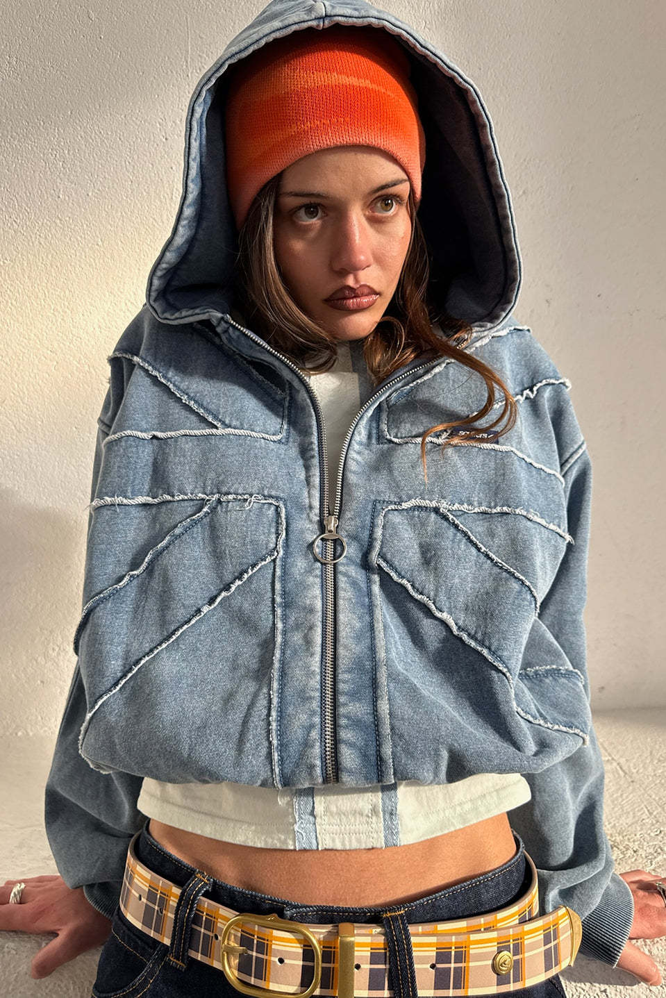 Flag Blue Zipper