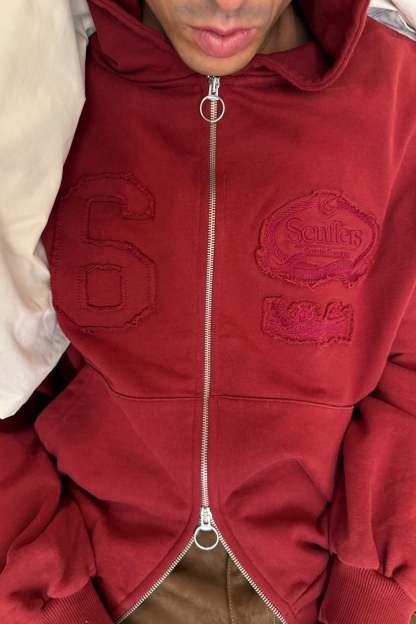 Jam Red Zipper