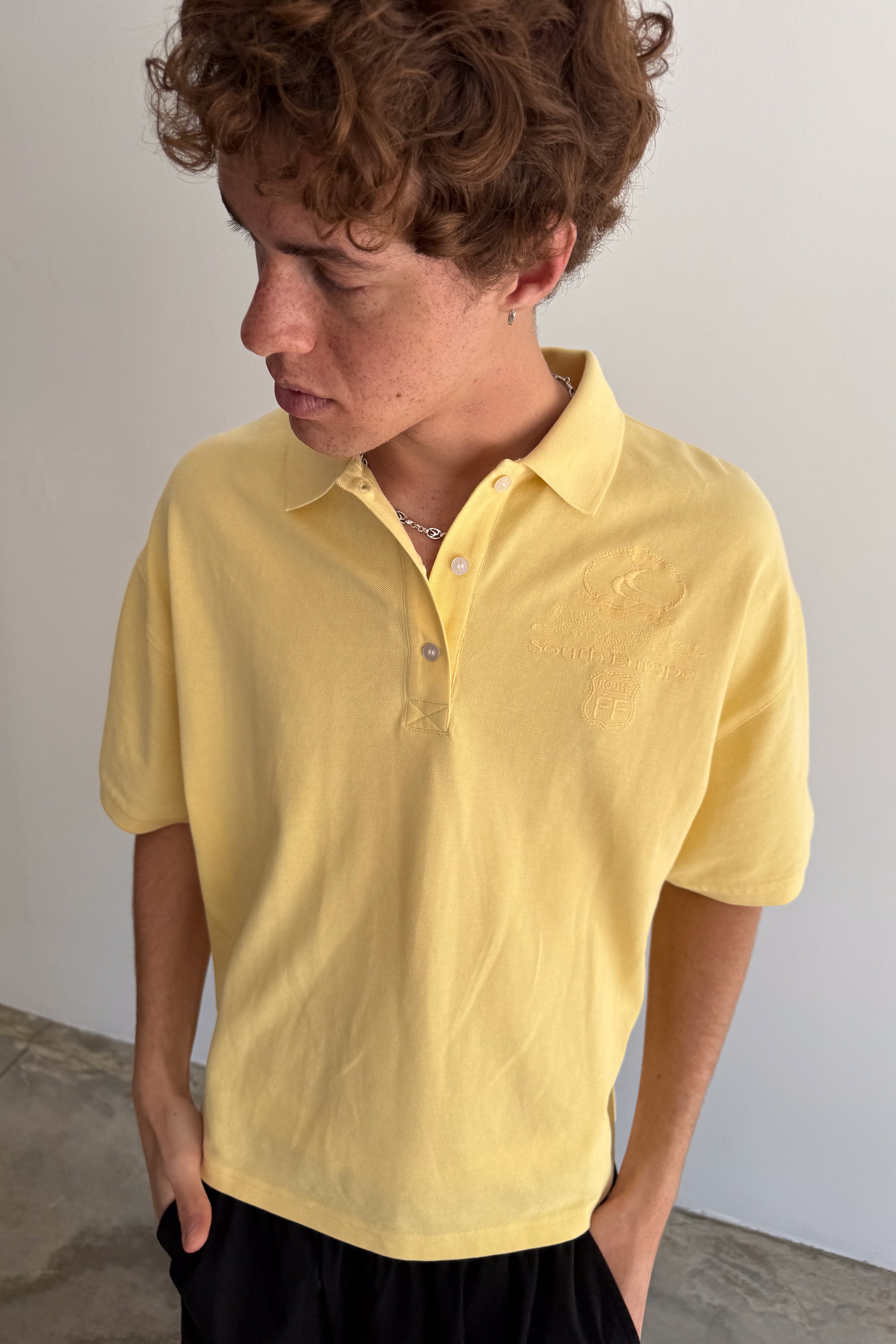South Europe Yellow Polo
