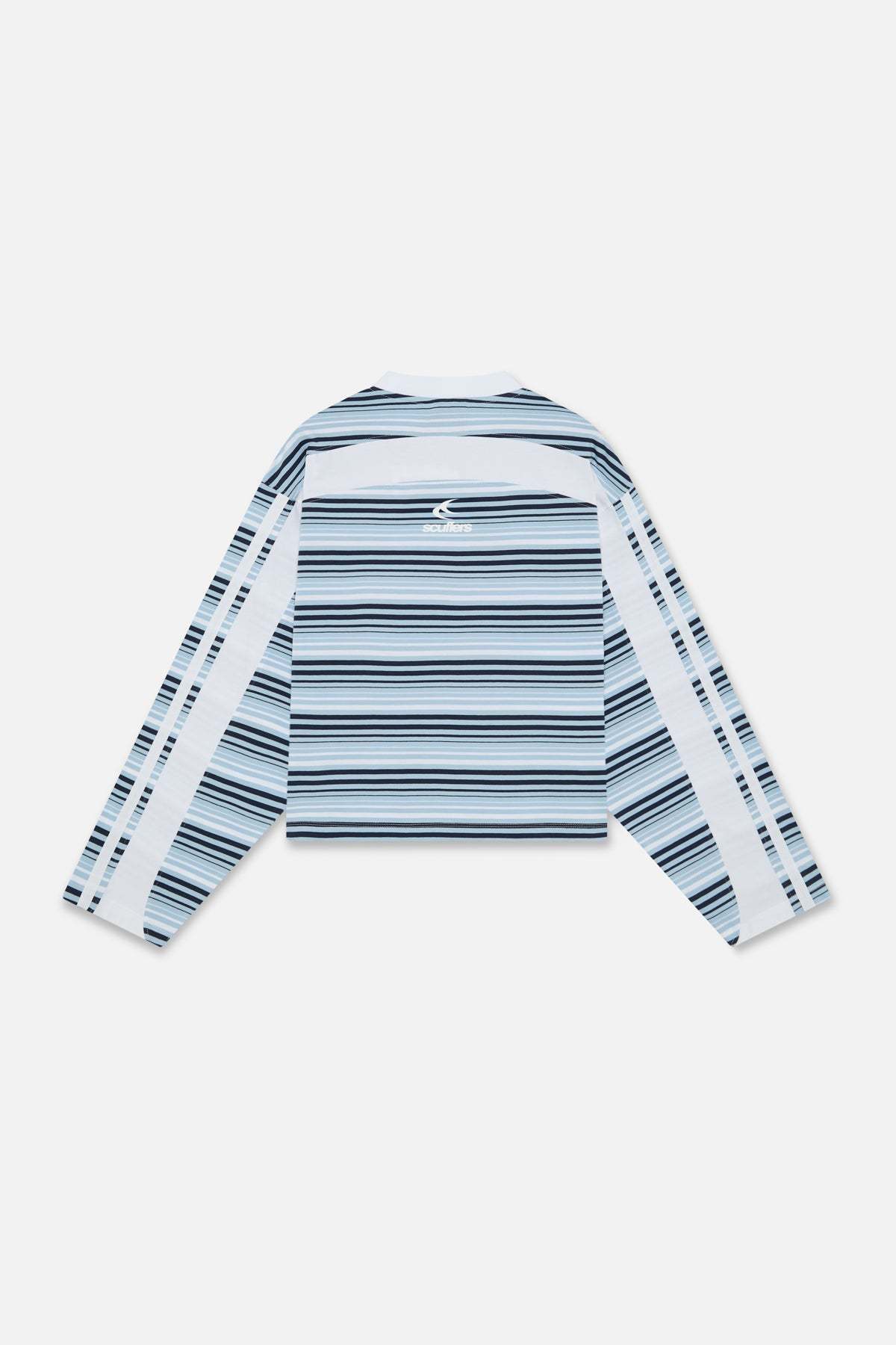 Sport Tech Navy Striped Longsleeve
