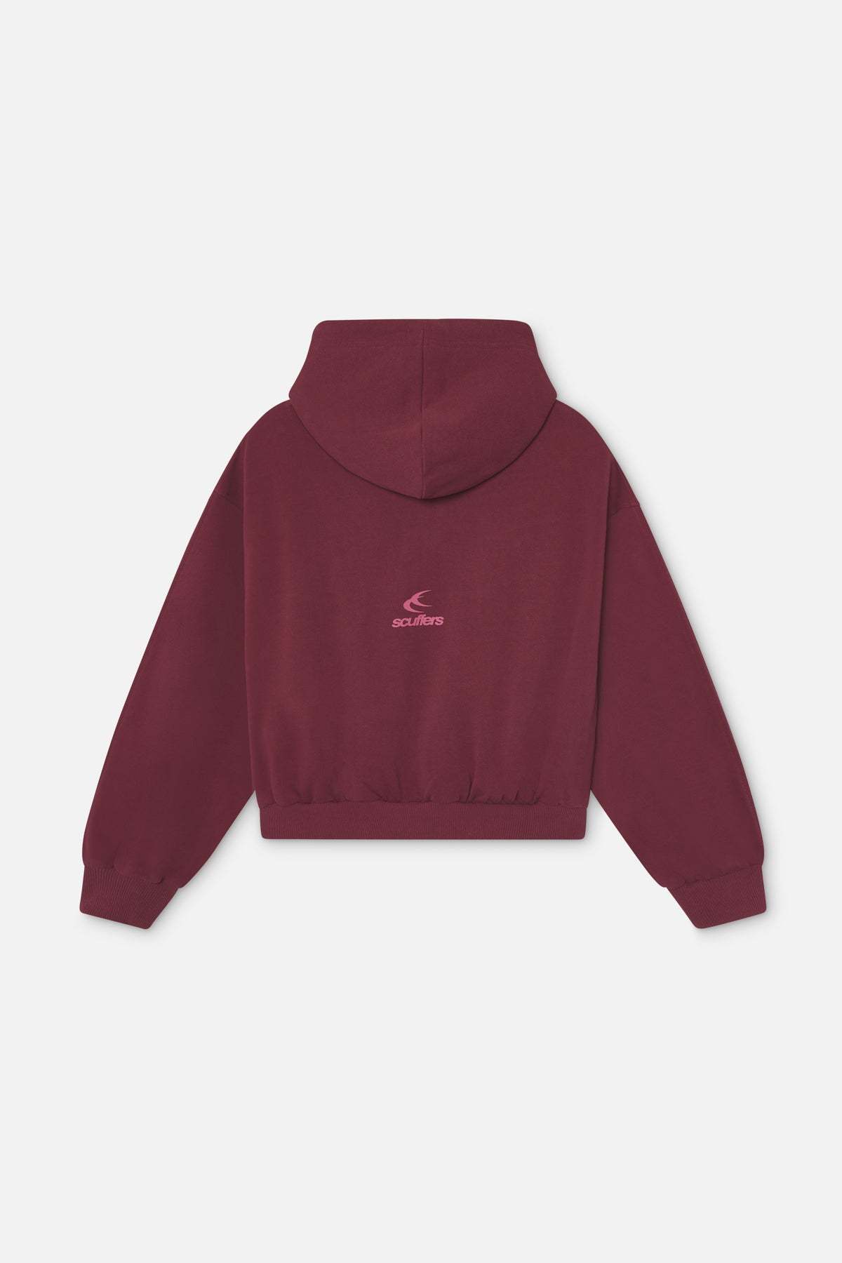 Steel Burgundy Zipper