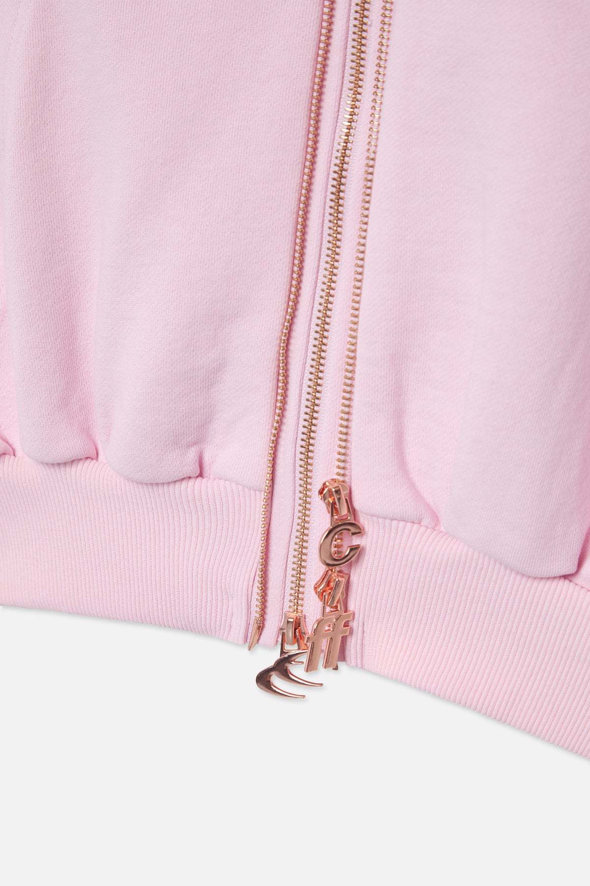 Steel Light Pink Zipper