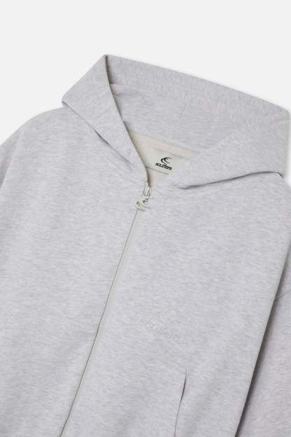 Weekender Grey Melange Zipper