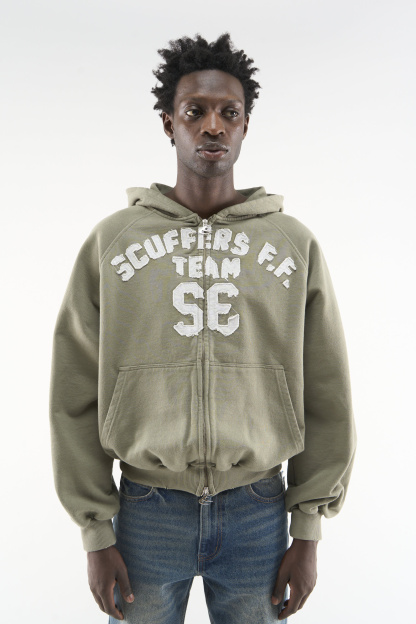 Omega Green Zipper
