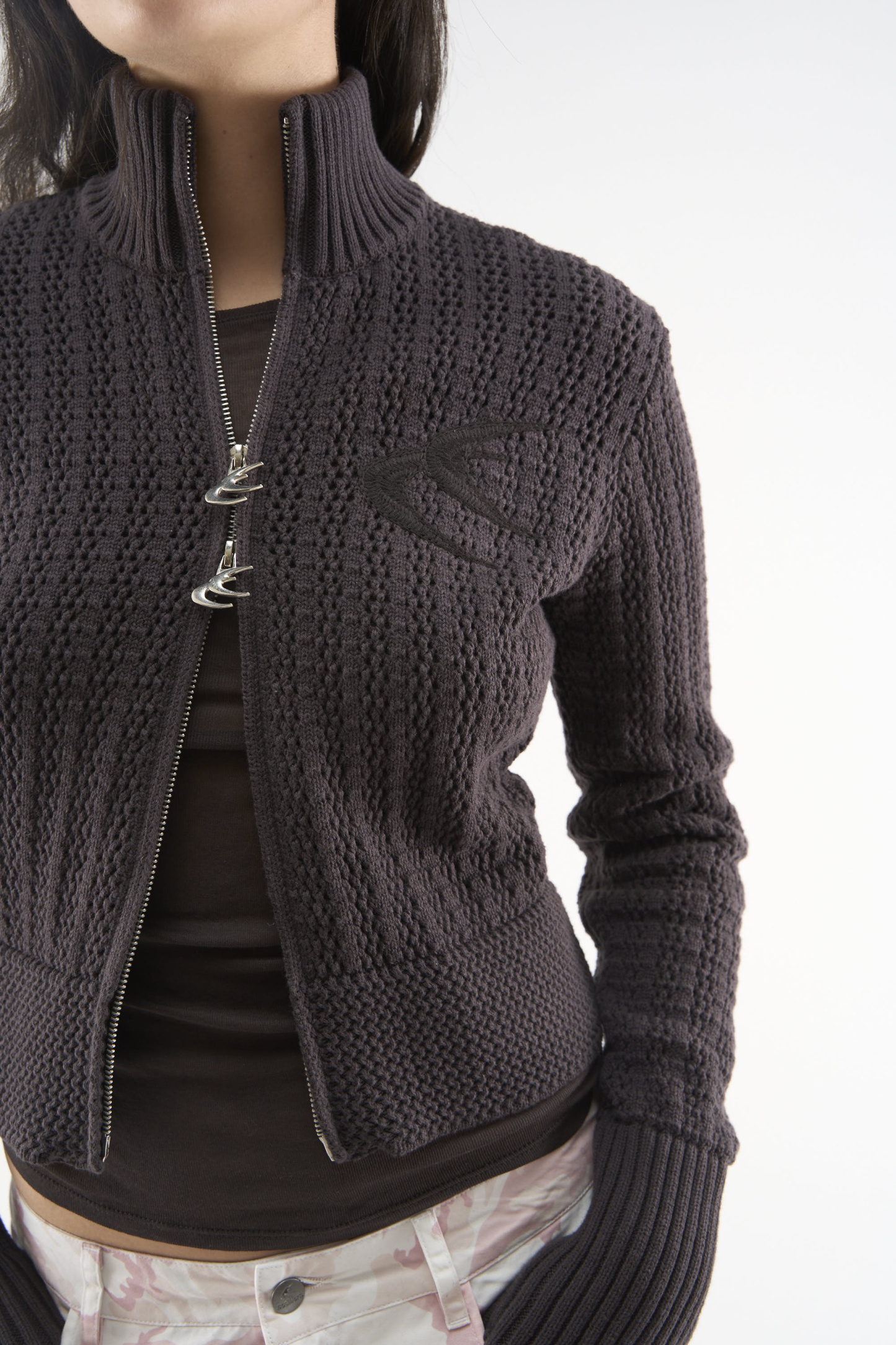 Stormy Brown Zipper