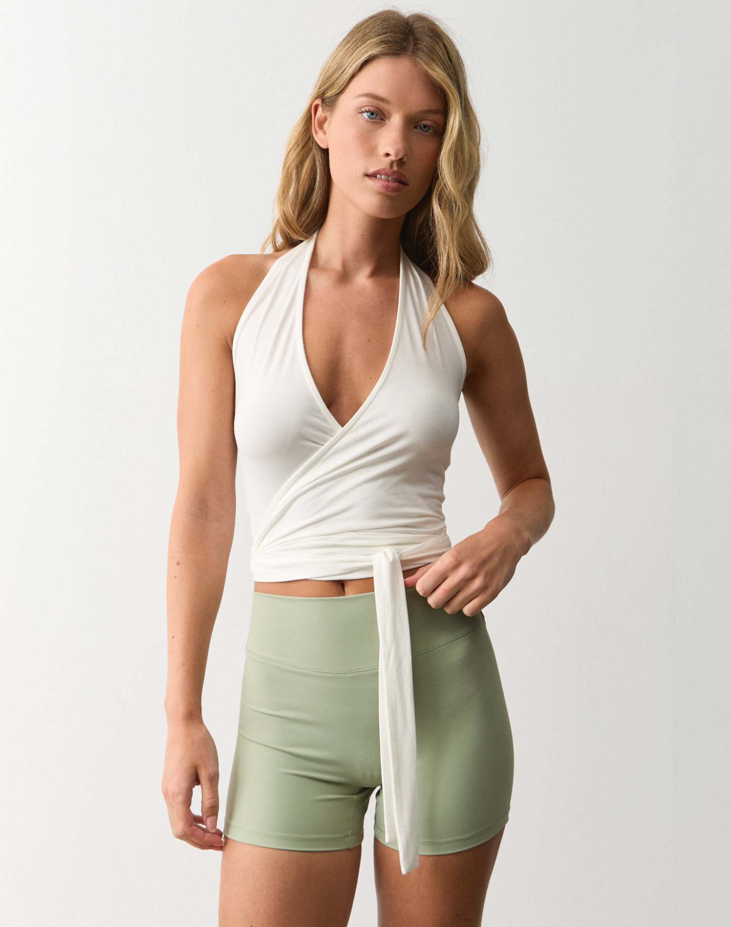 Ballet Wrap Halter Top