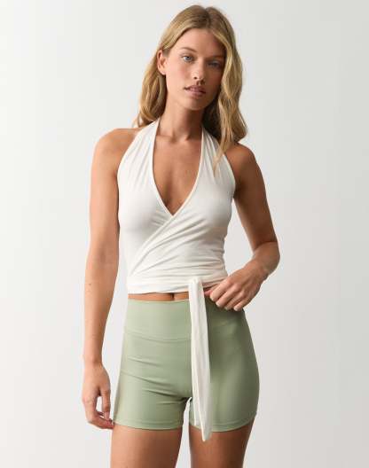 Ballet Wrap Halter Top