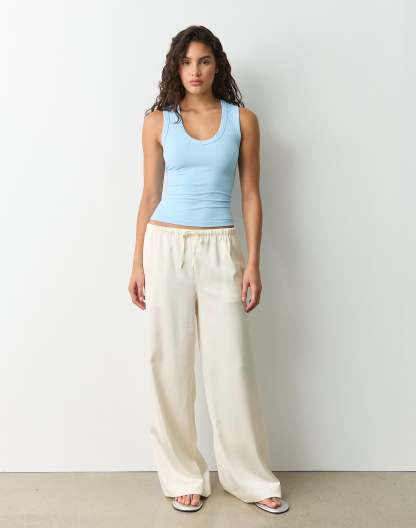 V Neck Cotton Tank Top