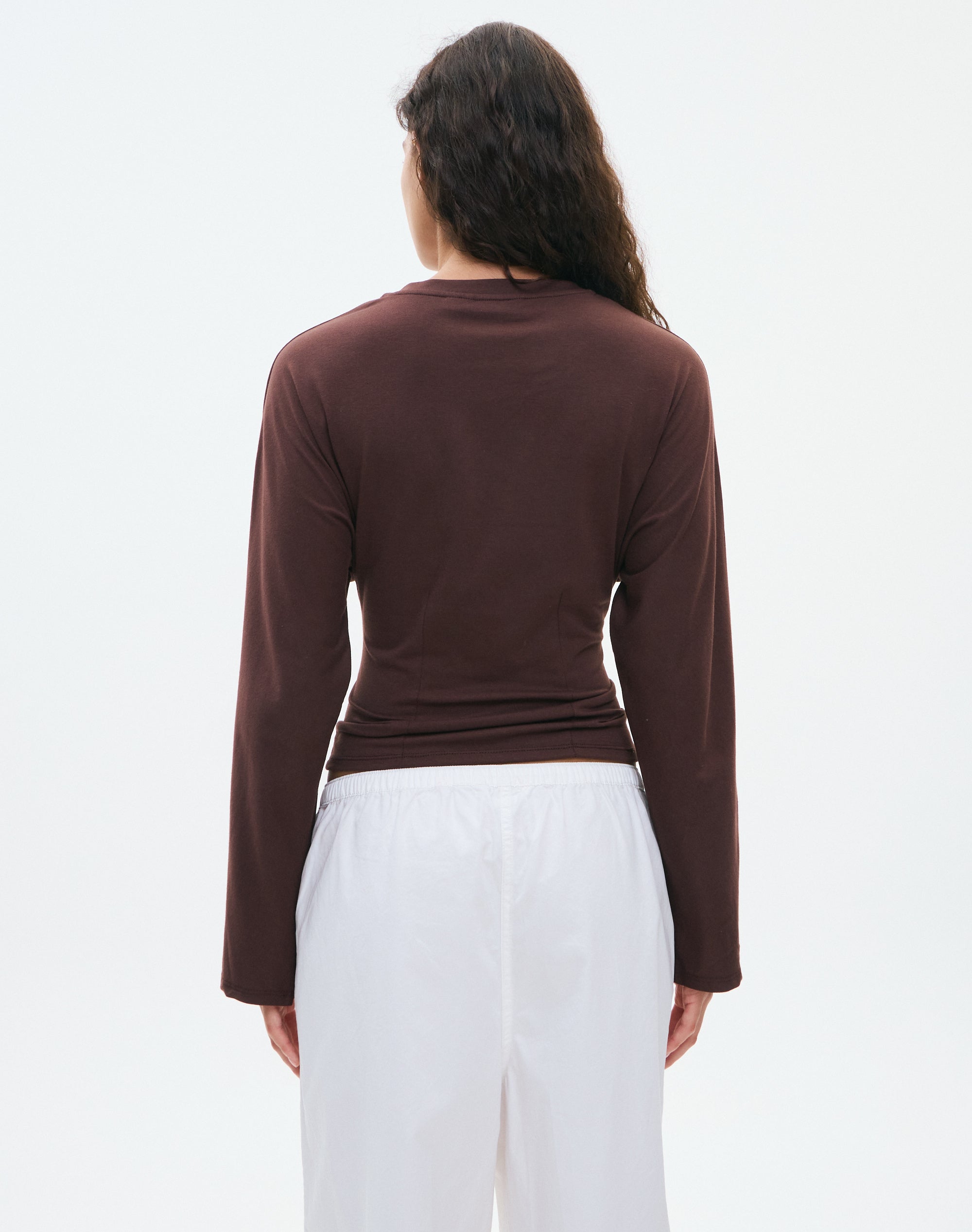 Cinched Long Sleeve Top