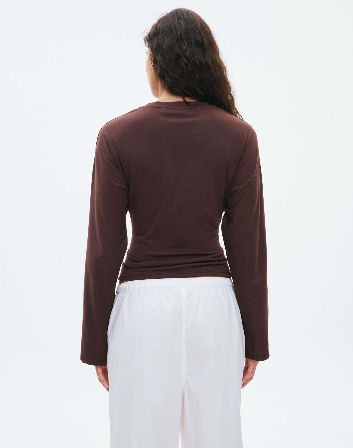 Cinched Long Sleeve Top