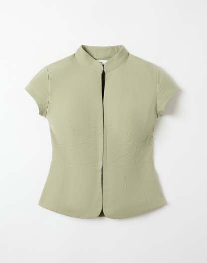 Cotton Hook and Eye Blouse