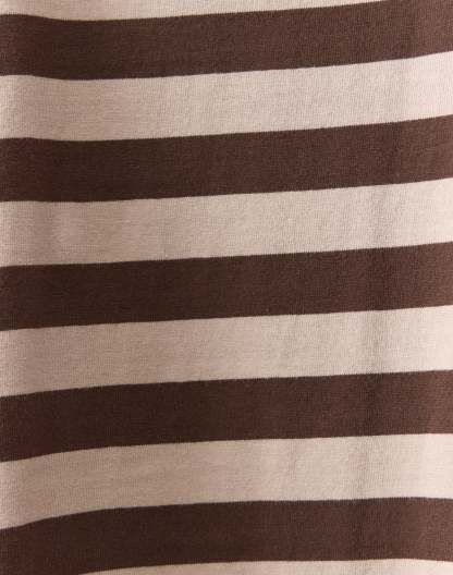 Stripe Cotton Boxy Long Sleeve Top