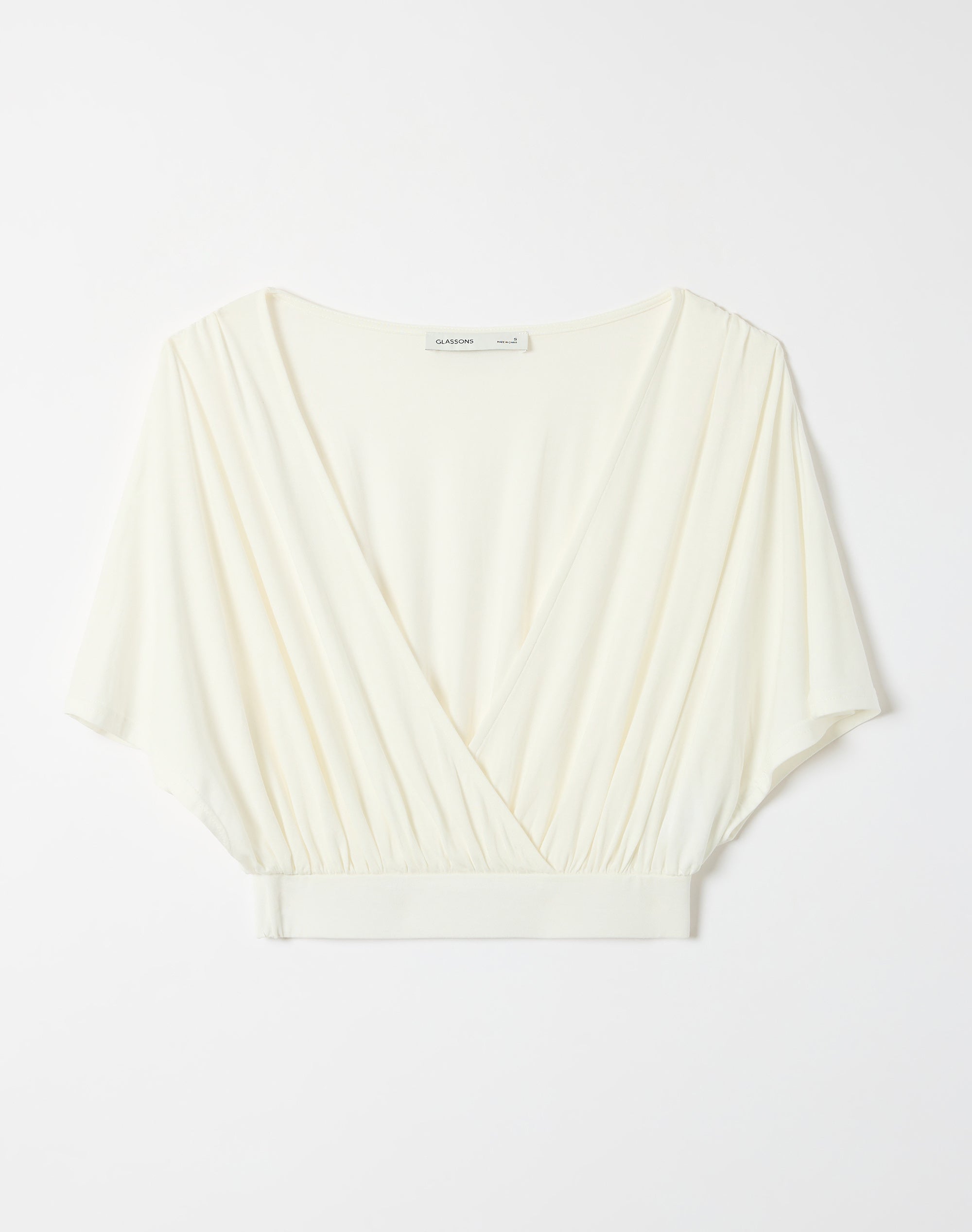 V Neck Cross Front Top