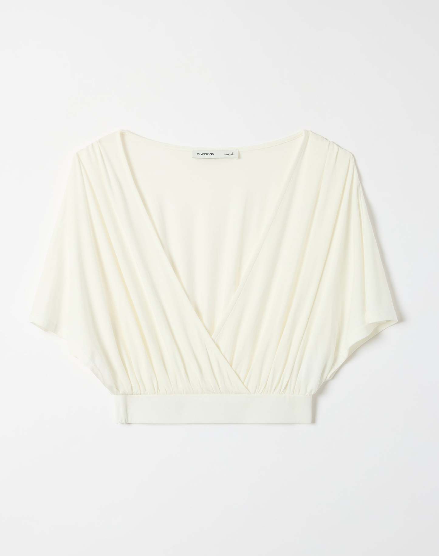 V Neck Cross Front Top