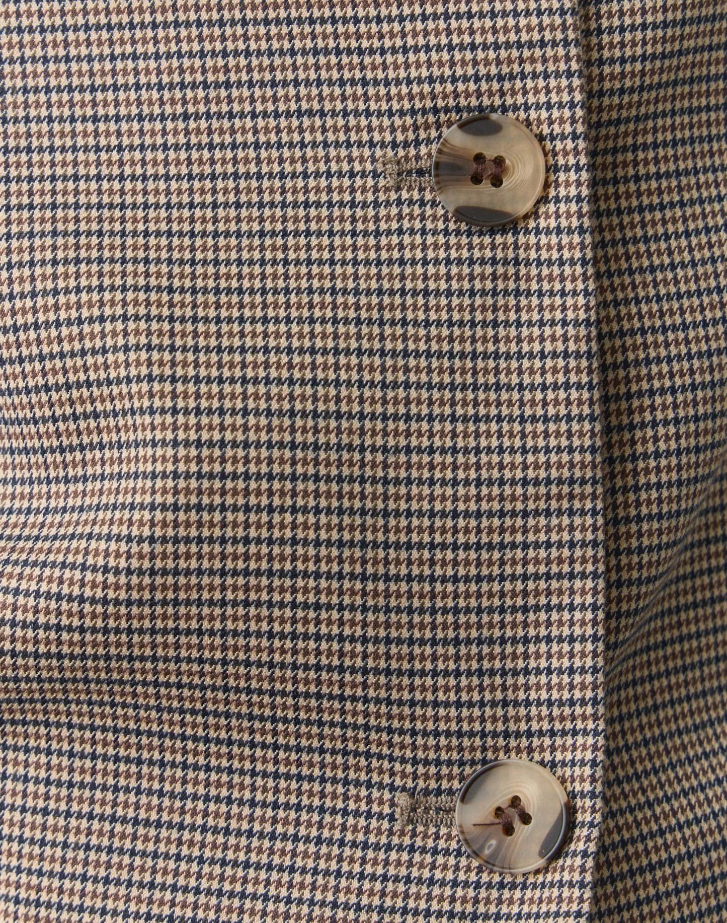 Funnel Neck Button Up Blouse