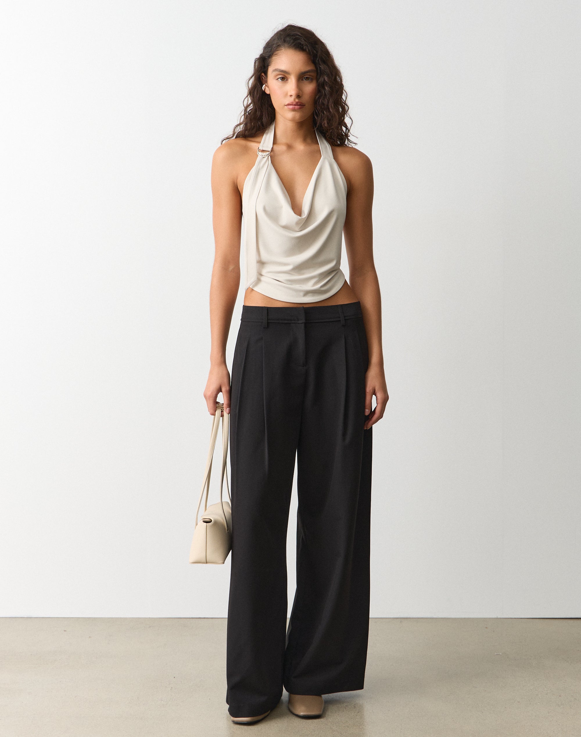 Ring Detail Halter Top