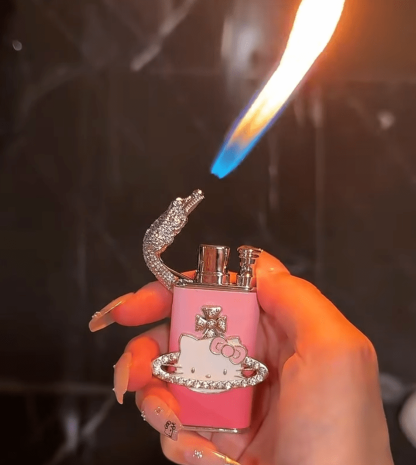 Hello Kitty Orb Croc Flame Lighter (Multiple Colors Available!)
