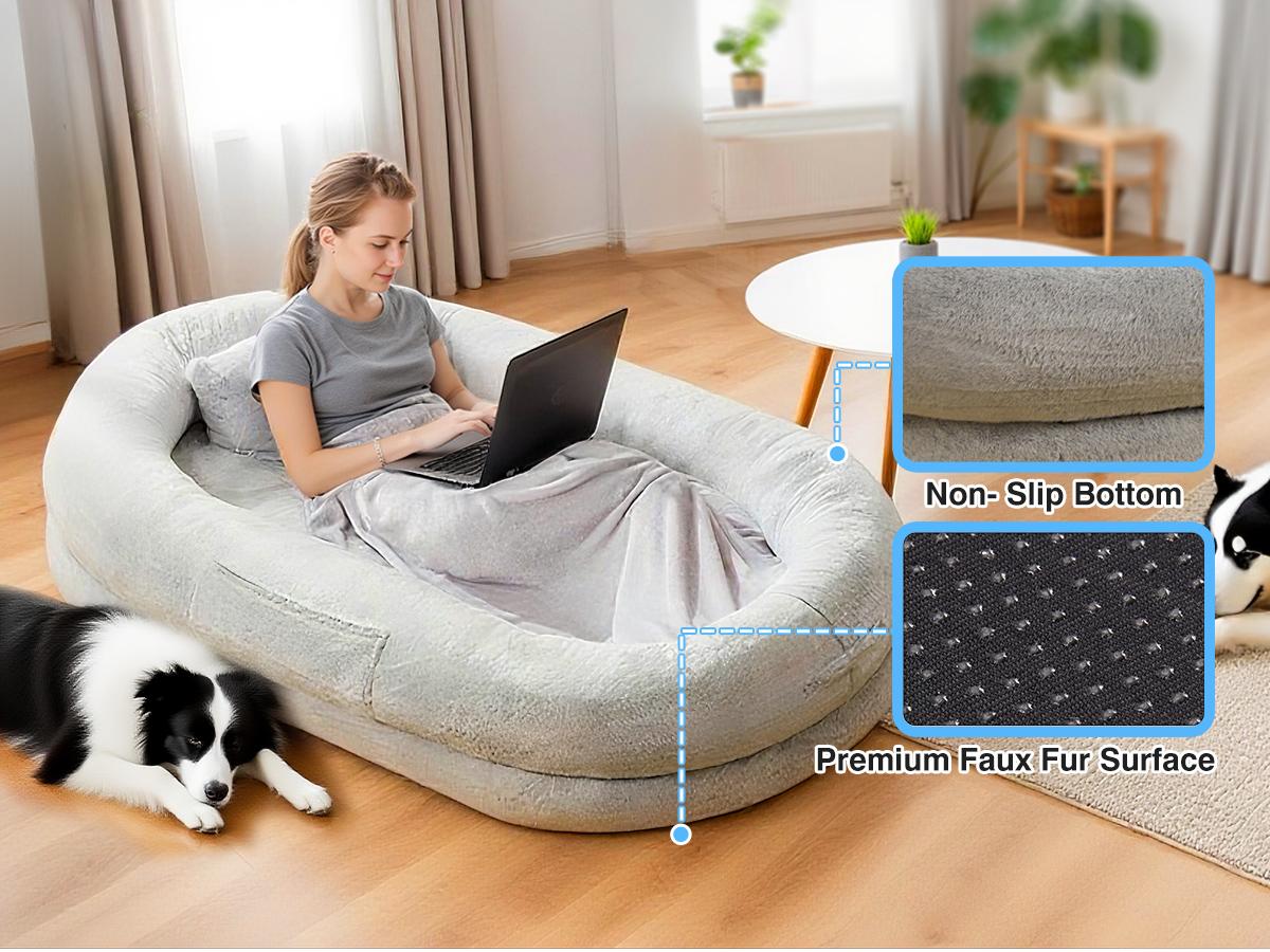 Cozy Dog Bed Four-Season Sleeping Basket Style Cat Bed Durable Suitable for Dogs Weighing Over 80 lbs Relieves Joint Pain Orthopedic Lounger with Pillow & Blanket Washable Easy-Care Contemporary Sofa for Deep Sleep Ideal Gift for Pet Lovers Shaped Beds Cozy Dog Bed Four-Season Sleeping Basket Style Cat Bed Durable Suitable for Dogs Weighing Over 80 lbs Relieves Joint Pain Orthopedic Lounger with Pillow & Blanket Washable Easy-Care Contemporary Sofa for Deep Sleep Ideal Gift for Pet Lovers Shaped Beds