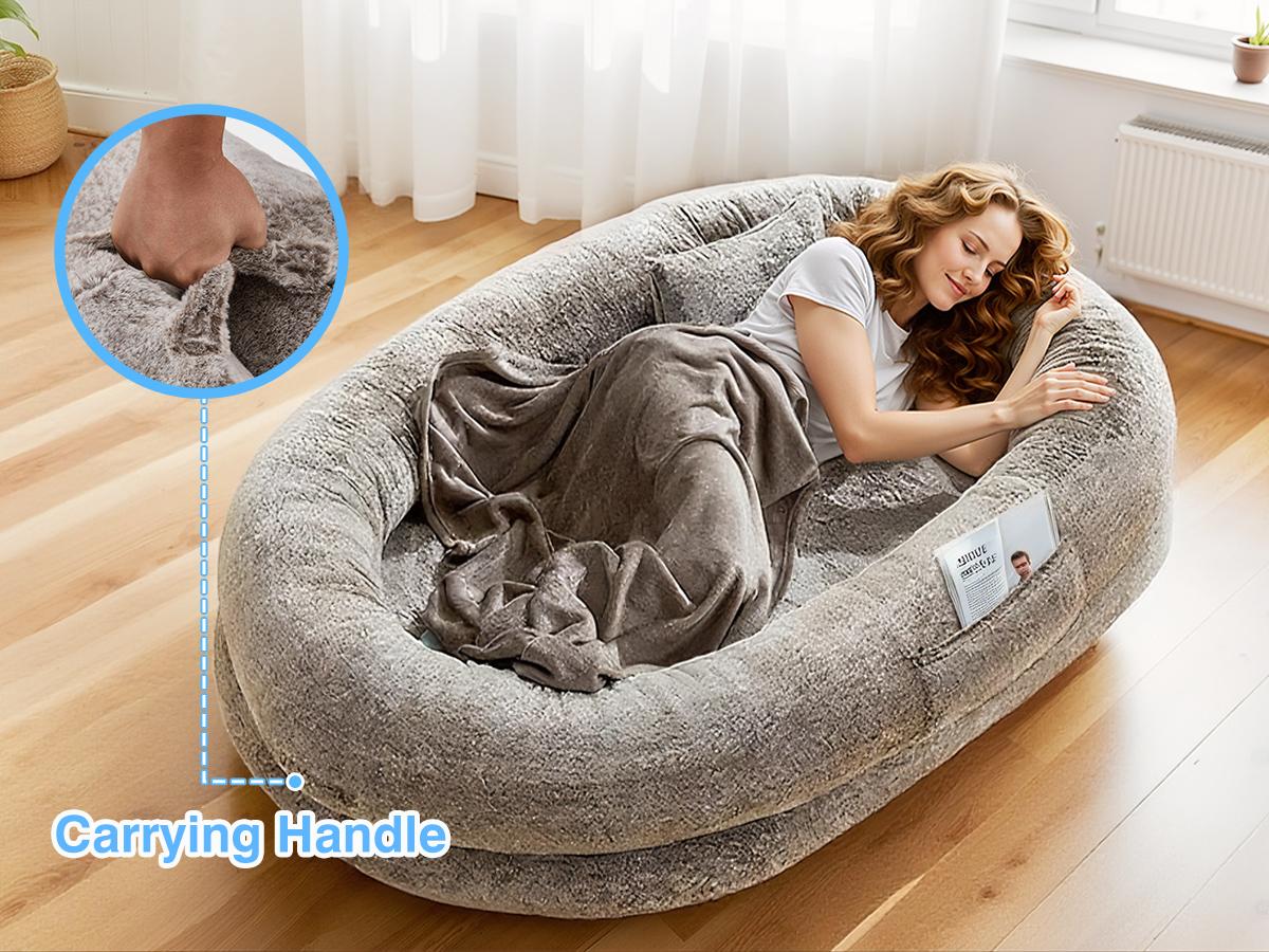 Cozy Dog Bed Four-Season Sleeping Basket Style Cat Bed Durable Suitable for Dogs Weighing Over 80 lbs Relieves Joint Pain Orthopedic Lounger with Pillow & Blanket Washable Easy-Care Contemporary Sofa for Deep Sleep Ideal Gift for Pet Lovers Shaped Beds Cozy Dog Bed Four-Season Sleeping Basket Style Cat Bed Durable Suitable for Dogs Weighing Over 80 lbs Relieves Joint Pain Orthopedic Lounger with Pillow & Blanket Washable Easy-Care Contemporary Sofa for Deep Sleep Ideal Gift for Pet Lovers Shaped Beds