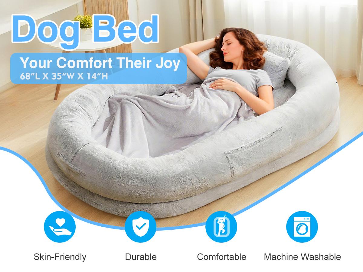 Cozy Dog Bed Four-Season Sleeping Basket Style Cat Bed Durable Suitable for Dogs Weighing Over 80 lbs Relieves Joint Pain Orthopedic Lounger with Pillow & Blanket Washable Easy-Care Contemporary Sofa for Deep Sleep Ideal Gift for Pet Lovers Shaped Beds Cozy Dog Bed Four-Season Sleeping Basket Style Cat Bed Durable Suitable for Dogs Weighing Over 80 lbs Relieves Joint Pain Orthopedic Lounger with Pillow & Blanket Washable Easy-Care Contemporary Sofa for Deep Sleep Ideal Gift for Pet Lovers Shaped Beds